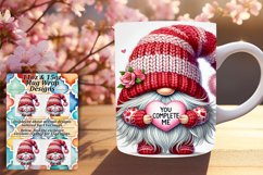 Charming 15oz Mug Wrap Png Artwork , Gnomes Product Image 1
