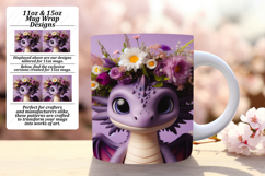 GORGEOUS PNG Mug Wrap Design 15oz , Dragon Product Image 1