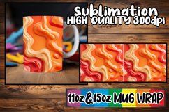 Abstract Inflated Visions: 3D Mug Art Product Image 1