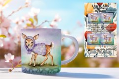 Happy 15oz Mug Wrap Png Template , Animals Product Image 1