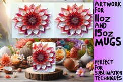 Whimsical Springtime Blossom Sublimation 11oz 15oz Product Image 1