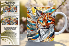 Custom 11oz Mug Wrap Png Design , Animals Product Image 1
