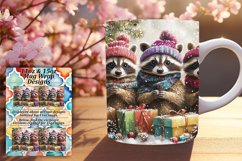 Glamorous 15oz Mug Wrap Png Artwork , Cute Xmas Product Image 1