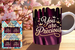 CHARMING 15oz PNG Mug Wrap , Girl Quote Product Image 1