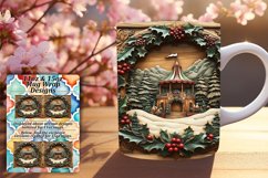 Eye-Catching 15oz Mug Wrap Png Template , Christmas Product Image 1