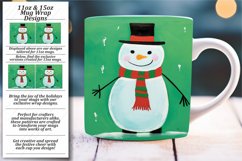 Festive Christmas Theme Mug Wrap: 11oz/15oz Product Image 1