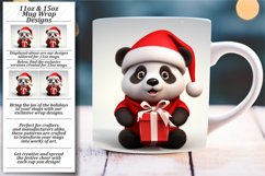 Vibrant Xmas Delights: Sublimation Holiday Mug Design Product Image 1