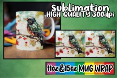 Gentle joys 11oz 15oz sublimation wrap, 3D Bird Product Image 1