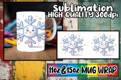 Lovely moments 11oz 15oz sublimation wrap, Cute Christmas Product Image 1