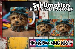 Halloween Whimsy: 3D Mug Sublimation Wraps - Autumn Magic Product Image 1