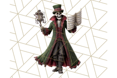 Gothic Christmas Clipart Dark Holiday PNG, Dark Christmas Product Image 5