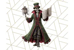 Gothic Christmas Clipart Dark Holiday PNG, Dark Christmas Product Image 5