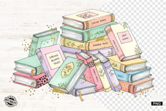 Whimsy Reading Books Png Sublimation - Book Png Product Image 1