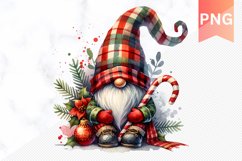 Christmas Gnome Sublimation - Clipart PNG Bundle Product Image 8