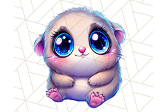 Arctic Animals Kawaii Clipart PNG, Cute Polar Creatures Art Product Image 5