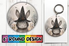 Boho Animal Round Design for Halloween PNG Keychain Product Image 1