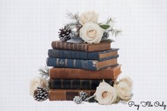 Antique Winter Photography Clipart PNG Product Image 1