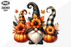 Halloween Gnomes Sublimation - Clipart PNG Design Product Image 1