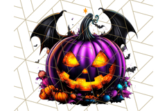Pumpkin Party Halloween Clipart PNG, Cute Spooky Elements Product Image 5