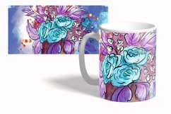 Garden Vibes-2 Mug Wrap Sublimation Design 15 oz Product Image 3