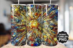 Stained On Stained Glass Tumbler Warp - Tumbler Design Product Image 1