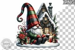 Christmas Gnome Sublimation - Clipart PNG Design Product Image 1