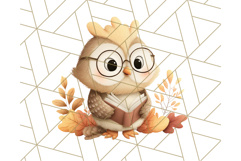 Woodland Autumn Critters PNG Clipart, Cute Fall Animals Product Image 5