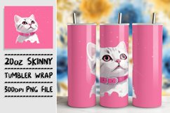 Charming Comical Cat Tumbler Sleeve Product Image 1