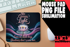 WHIMSICAL mouse PAD PNG Design, Religious Product Image 1