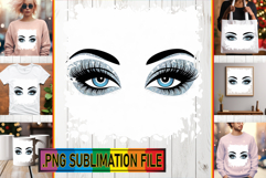 Stylish TSHIRT Sublimation Ideas, Woman Eyes Product Image 1