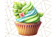 Bright Summer Cupcake PNG Clipart, Colorful Cupcakes Product Image 5
