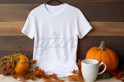 Bella and Canvas | Fall Mockup | Halloween T-Shirt Mockup Product Image 1
