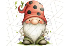 Summer Garden Gnomes Clipart PNG, Summer Country Gnomes Png Product Image 5