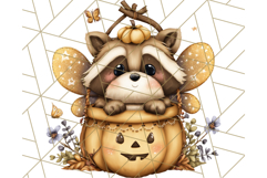 Halloween Fairy Animal Clipart PNG, Cute Spooky Creatures Product Image 5