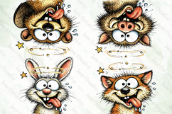 Silly Woodland Animals Clipart Product Image 1