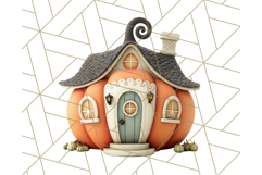 Retro Halloween Clipart Vintage PNG Graphics, 50s Holiday Product Image 5