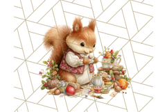 Winter Animal Masquerade Clipart PNG Woodland Animals Product Image 5