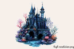 Gothic Under the Sea Clipart PNG Product Image 1