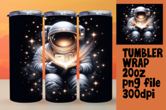 Sublimation Ready 20oz Tumbler , Astronaut Product Image 1