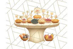 Woodland Autumn Animals PNG Clipart for Fall & Harvest Product Image 5