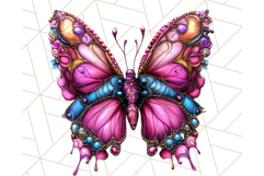 Metallic Butterfly Clipart PNG Clipart, Vibrant Butterfly Product Image 5