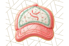 Baseball Cap Cookie Clipart PNG, Fun Hats in Cute Styles Png Product Image 5