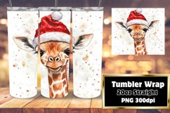 ARTISTIC PNG for 20oz Tumbler , Christmas Animals Product Image 1