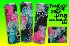 Personalized 20oz Tumbler Gift , Abstract Pattern Product Image 1