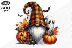 Halloween Gnomes Sublimation - Clipart PNG Design Product Image 1