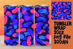 Abstract Neon Symphony Tumblers 20oz Product Image 1