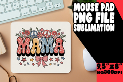 joyful MOUSE MAT Sublimation Style, Mama Product Image 1