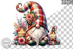 Christmas Gnome Sublimation - Clipart PNG Design Product Image 1