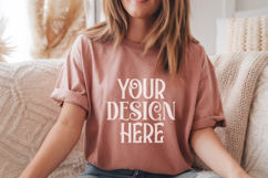 Brick Comfort Colors 1717 T-shirt Mockups,1717 Mockups Product Image 1