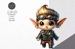 Elf punk clipart, Punk clipart, Cute animals clipart Product Image 1